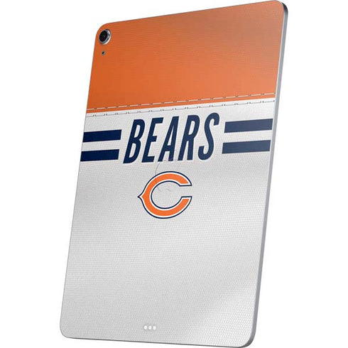 NFL Chicago Bears White Striped Apple iPad Air Skin