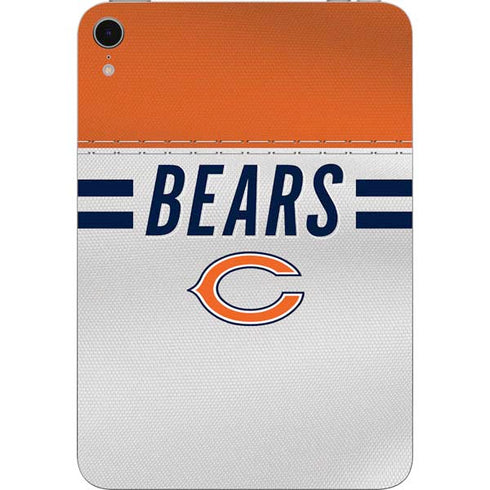 NFL Chicago Bears White Striped Apple iPad Mini Skin