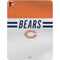 NFL Chicago Bears White Striped iPad Pro 13in M4 (2024) Skin