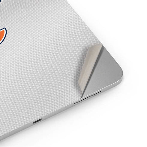 NFL Chicago Bears White Striped iPad Pro 13in M4 (2024) Skin