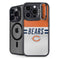NFL Chicago Bears White Striped iPhone 14 Pro Kickstand Case