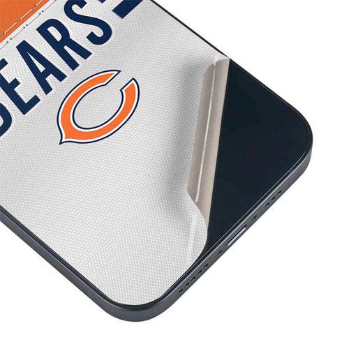 NFL Chicago Bears White Striped iPhone Skins