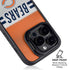 NFL Chicago Bears White Striped iPhone 15 Pro Max Kickstand Case