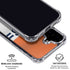 NFL Chicago Bears White Striped iPhone 16 Clear Case