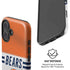NFL Chicago Bears White Striped iPhone 16 Magsafe Impact Case