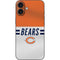 NFL Chicago Bears White Striped iPhone 16 Plus Skin