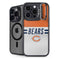 NFL Chicago Bears White Striped iPhone 16 Pro Kickstand Case