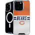 NFL Chicago Bears White Striped iPhone 16 Pro Max MagSafe Case