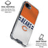 NFL Chicago Bears White Striped iPhone 16e Clear Case