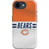 NFL Chicago Bears White Striped iPhone 16e Impact Case