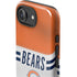NFL Chicago Bears White Striped iPhone 16e Impact Case