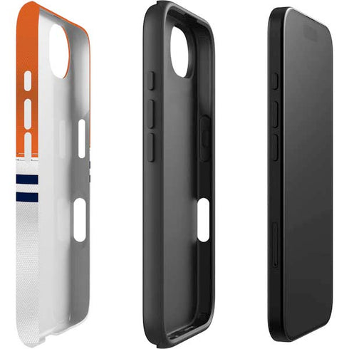 NFL Chicago Bears White Striped iPhone 16e Impact Case