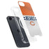 NFL Chicago Bears White Striped iPhone 16e MagSafe Case