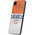 NFL Chicago Bears White Striped iPhone 16e Skin
