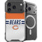 NFL Chicago Bears White Striped iPhone 18 Pro MagSafe Case