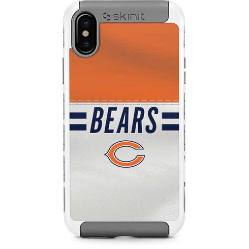NFL Chicago Bears White Striped iPhone Cases