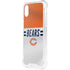 NFL Chicago Bears White Striped iPhone XS Clear Case