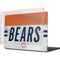 NFL Chicago Bears White Striped MacBook Pro 14in (2021-24) Case plus Skin