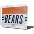 NFL Chicago Bears White Striped MacBook Cases
