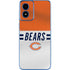 NFL Chicago Bears White Striped Moto G Play 4G (2024) Skin