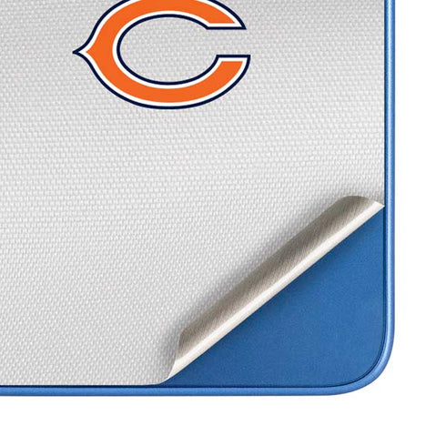 NFL Chicago Bears White Striped Moto G Play 4G (2024) Skin