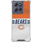 NFL Chicago Bears White Striped Moto G Play 5G (2025) Clear Case