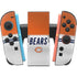 NFL Chicago Bears White Striped Nintendo Switch 2 (2025) Joy-Con Controller Skin