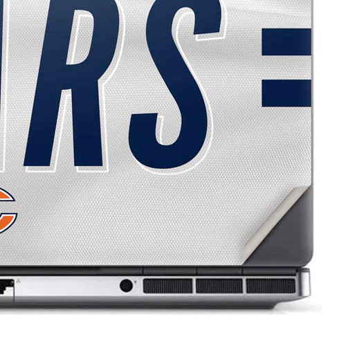 NFL Chicago Bears White Striped Dell Precision Skin