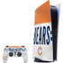 NFL Chicago Bears White Striped PlayStation PS5 Skins