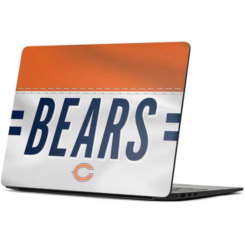 NFL Chicago Bears White Striped Surface Laptop 7 13.8in Skin
