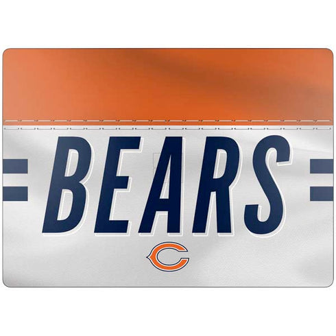 NFL Chicago Bears White Striped Surface Laptop 7 15in Skin