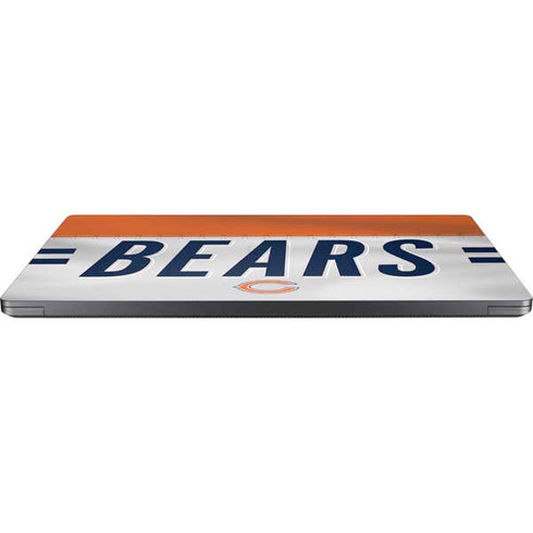 NFL Chicago Bears White Striped Surface Laptop 7 15in Skin