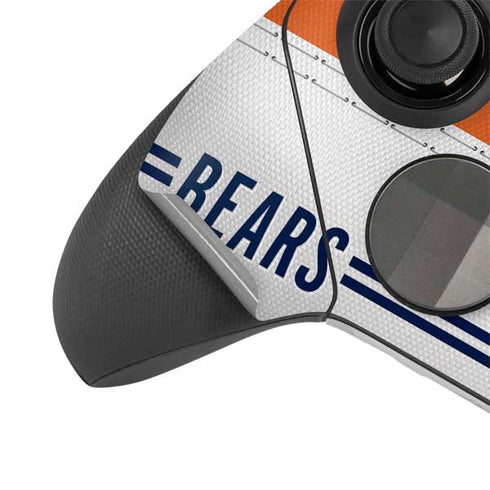NFL Chicago Bears White Striped Xbox Elite Wireless Controller Series 2 Skin
