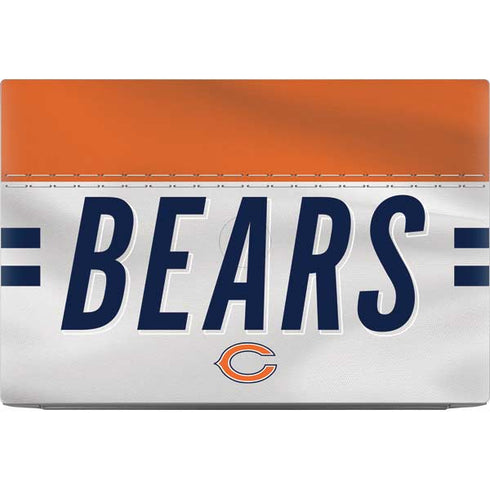 NFL Chicago Bears White Striped Dell XPS Skin