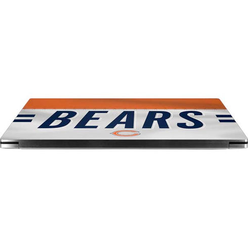 NFL Chicago Bears White Striped Dell XPS Skin