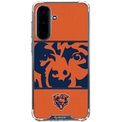 NFL Chicago Bears Zone Block Galaxy A36 5G Clear Case