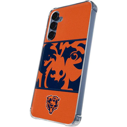 NFL Chicago Bears Zone Block Galaxy A55 5G Clear Case