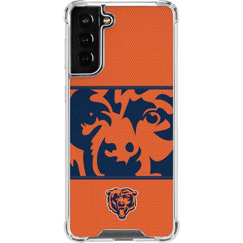 NFL Chicago Bears Zone Block Galaxy S22 Plus Clear Case