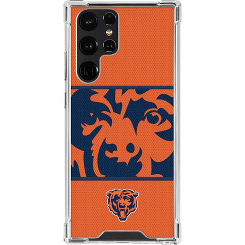 NFL Chicago Bears Zone Block Galaxy S23 Ultra Clear Case
