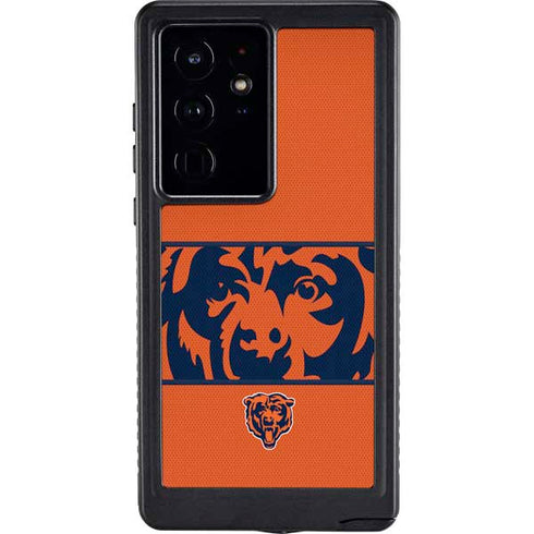 NFL Chicago Bears Zone Block Galaxy S24 Ultra Waterproof Case