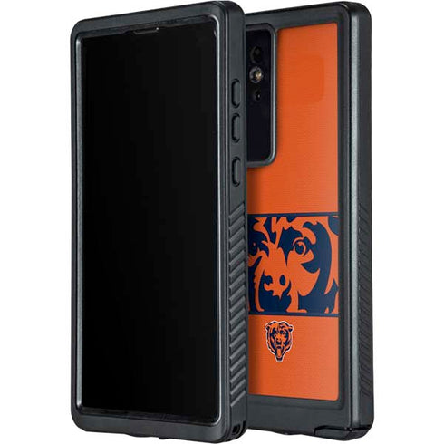NFL Chicago Bears Zone Block Galaxy S24 Ultra Waterproof Case
