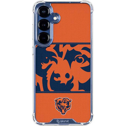 NFL Chicago Bears Zone Block Galaxy S25 Plus Clear Case