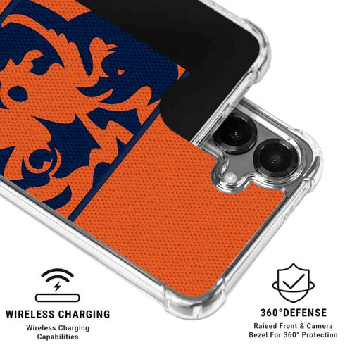 NFL Chicago Bears Zone Block Galaxy S26 Plus Clear Case
