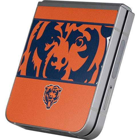 NFL Chicago Bears Zone Block Galaxy Z Flip6 Skin