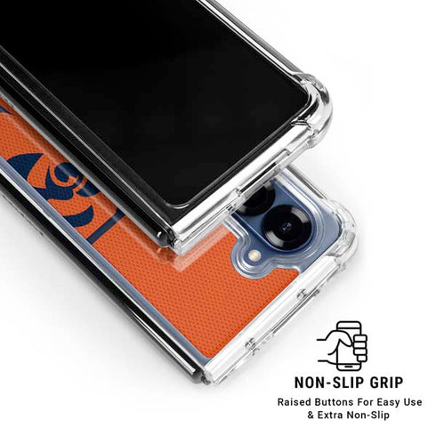 NFL Chicago Bears Zone Block Galaxy Z Fold6 Clear Case