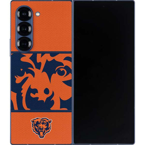 NFL Chicago Bears Zone Block Galaxy Z Fold6 Skin