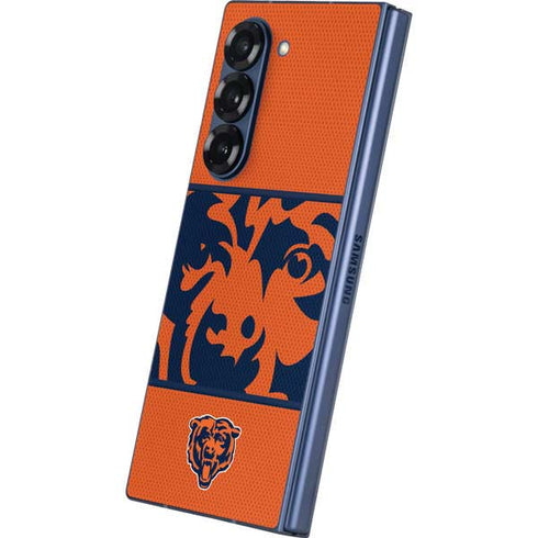 NFL Chicago Bears Zone Block Galaxy Z Fold6 Skin