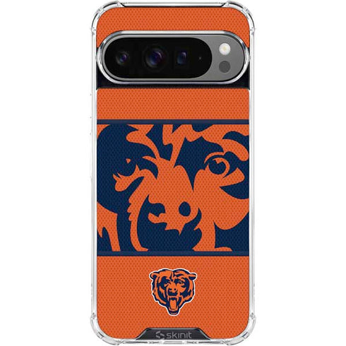 NFL Chicago Bears Zone Block Google Pixel 10 Pro XL Clear Case