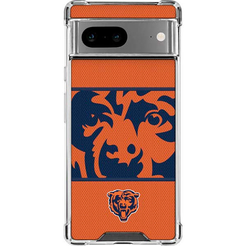 NFL Chicago Bears Zone Block Google Pixel 8a Clear Case
