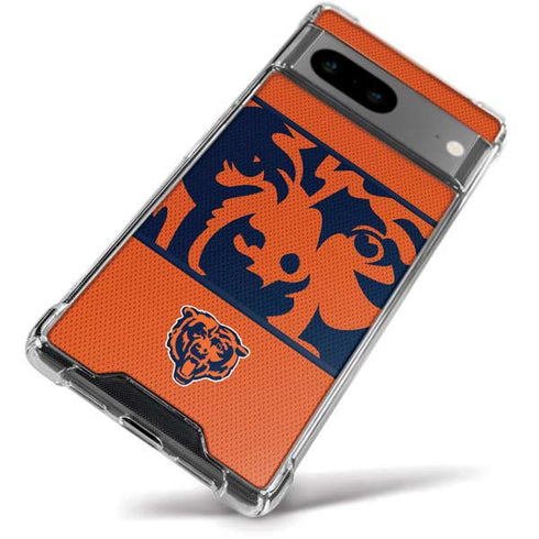 NFL Chicago Bears Zone Block Google Pixel 8a Clear Case